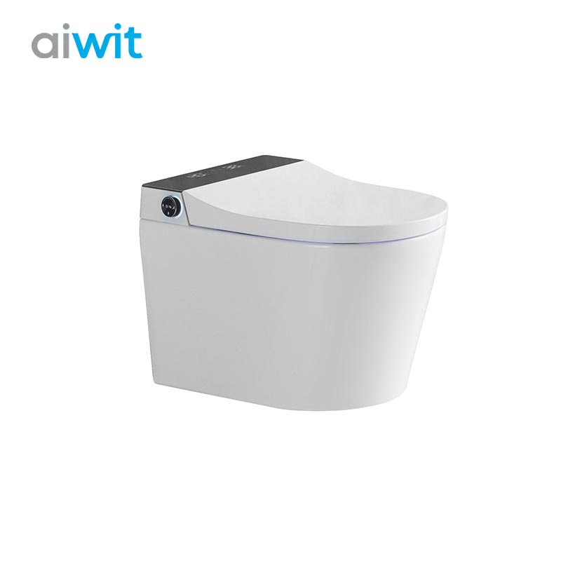 Aiwit Black & White Smart Toilet with night light remote control toilet factory