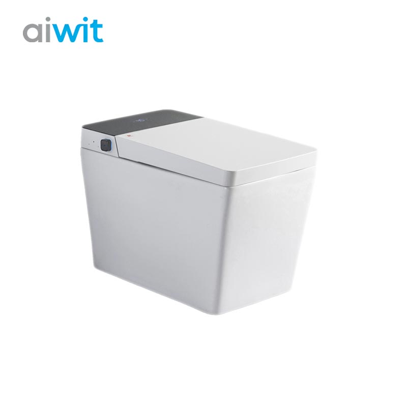 Aiwit Smart Toilet | Contemporary Black LED Display White body Ceramic One-Piece Design