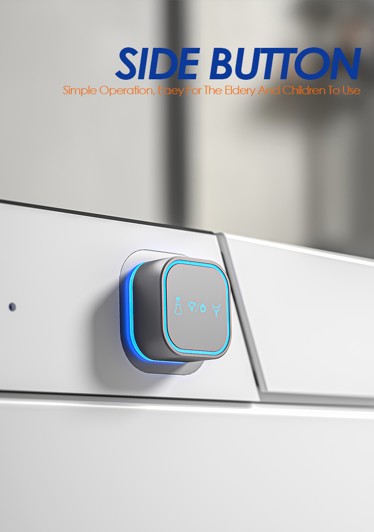 smart toilet square side button smart toilet square side button